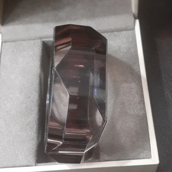BURBERRY ACRYLIC CUFF BANGLE BRACELET AUTHENTIC